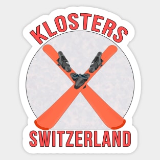 Klosters, Switzerland Sticker